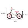 Odrážedlo Trike Fix Balance ultra lehké růžové 6