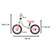 Rowerek biegowy Trike Fix Balance ultra lekki 1 8kg szary rozowy 157700