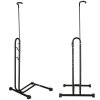 Stojak na rower pojedynczy wysoki mocny metalowy czarny 143138
