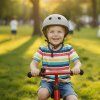 Dětská cyklistická helma Trike Fix nastavitelná 55-58 cm tmavě šedá 4