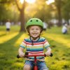 Dětská cyklistická helma Trike Fix nastavitelná 55-58 cm tmavě zelená 2