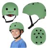 Kask rowerowy dla dziecka Trike Fix dzieciecy regulowany LED M 55 58cm zielony ciemny 184280