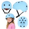Kask rowerowy dla dziecka Trike Fix dzieciecy regulowany LED M 55 58cm niebieski 184269