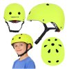 Dětská cyklistická helma Trike Fix nastavitelná 48-54 cm světle zelená