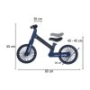 Rowerek biegowy Trike Fix Glow LED granatowy 182909