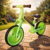 Rowerek biegowy Trike Fix Glow LED neon zielony 181444