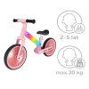 Růžové odrážedlo Trike Fix Glow LED 13