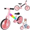 Růžové odrážedlo Trike Fix Glow LED