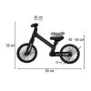 Rowerek biegowy Trike Fix Glow LED czarny 182901