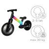 Rowerek biegowy Trike Fix Glow LED czarny 182902