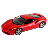 Červené RC auto Ferrari 488 GTB 1:14 3