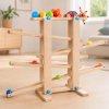 Tor kulkowy drewniany kulodrom montessori XXL 187207