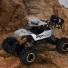 RC auto Rock Crawler 1:12 4WD stříbrné kovové 11