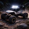RC auto Rock Crawler 1:12 4WD stříbrné kovové 14
