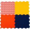 Senzorické puzzle Montessori pro masáž nohou 8 dílků barevné 9