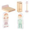 Domek dla lalek drewniany LULILO Peonio 70cm LED roz 176206