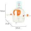 Interaktivní naučný robot kreslící s kartičkami a fixy oranžový 4