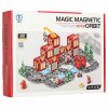 Magnetická konstrukční stavebnice hasičská 3D 92 dílků 12
