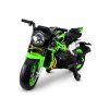 Elektrická motorka XW-07 LED kola Zelená