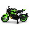 Elektrická motorka XW-07 LED kola Zelená 4
