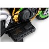 Elektrická motorka XW-07 LED kola Zelená 9
