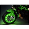 Elektrická motorka XW-07 LED kola Zelená