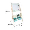 Tablica drewniana LULILO Kredo akcesoria kredy markery magnesy kosze 110cm 177604