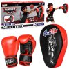 Společenská hra Boxerský sportovní set Rukavice Tréninková lapa 2v1 MUAY THAI