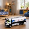 Nákladní auto cisterna s pohonem 1:40 kovové modro-bílé 4