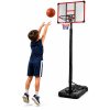 Basketbalový koš Mobilní Nastavitelný Stojan 200-305 cm
