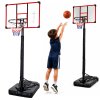 Basketbalový koš Mobilní Nastavitelný Stojan 200-305 cm