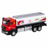 Cisternové auto se světly a zvuky 1:40 kovové červeno-bílé 2