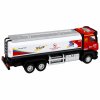 Cisternové auto se světly a zvuky 1:40 kovové červeno-bílé 4