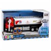 Cisternové auto se světly a zvuky 1:40 kovové červeno-bílé 6