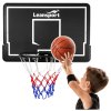 Basketbalový koš závěsný zahradní černý 90 cm