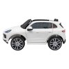 Elektrické autíčko Porsche Cayenne S SUV + Dálkové ovládání Bílé 5
