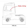 Elektrické autíčko Scania R-SERIE Černé