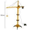 RC stavební jeřáb dálkově ovládaný s hákem 4kanálový 128 cm 12