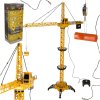 RC stavební jeřáb dálkově ovládaný s hákem 4kanálový 128 cm