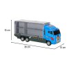 Kamion TIR transportér s vystřelovačem + kovová policejní auta 12