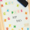 Tablica magnetyczna kredowa liczydlo papier kreda literki gratis 174227