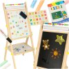 Tablica magnetyczna kredowa liczydlo papier kreda literki gratis 174218