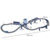 Elektrická vláčkodráha policejní vlak s autíčky 92 dílů ~300 cm 3