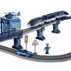 Elektrická vláčkodráha policejní vlak s autíčky 92 dílů ~300 cm 6
