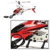 Červený RC vrtulník SYMA S107H 2.4GHz RTF 6