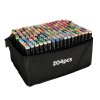 Markery dwustronne alkoholowe w etui 204 podstawka 134145