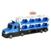 Autotransporter skládací na 10 aut modrý 3