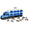 Autotransporter skládací na 10 aut modrý 4