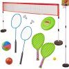 Zestaw sportowy 5w1 badminton koszykowka siatkowka tenis frisbee 161384