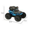 RC auto obojživelné ovládané gesty rukou + 2 dálkové ovladače modré 15